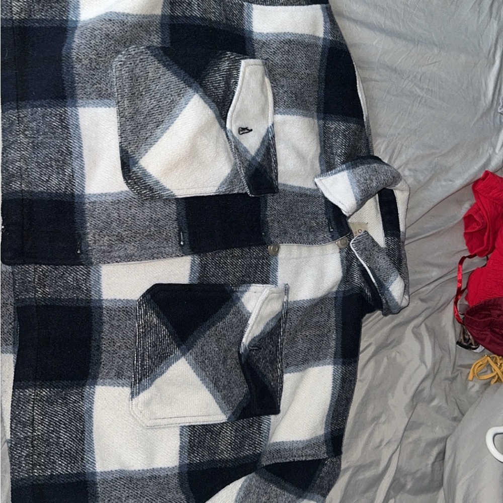 Women’s Black and White Plaid jacket